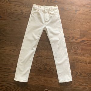 MOTHER jeans size 25 - Tomcat Ankle Cream Puffs